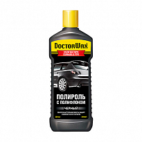 DW8401 Цветная полироль с полифлоном. Черная 300мл 1шт/12шт